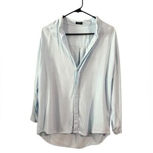 Coofandy Blue long Sleeve Shirt Size Large